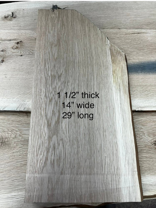 White Oak Charcuterie Board Blanks - 29" Long